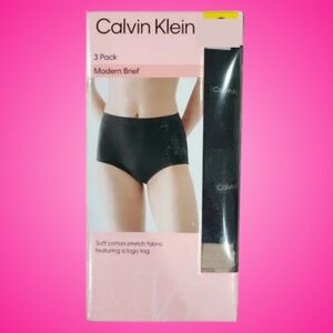 Calvin Klein Underwear Women Modern Brief Black Grey Tan NWT